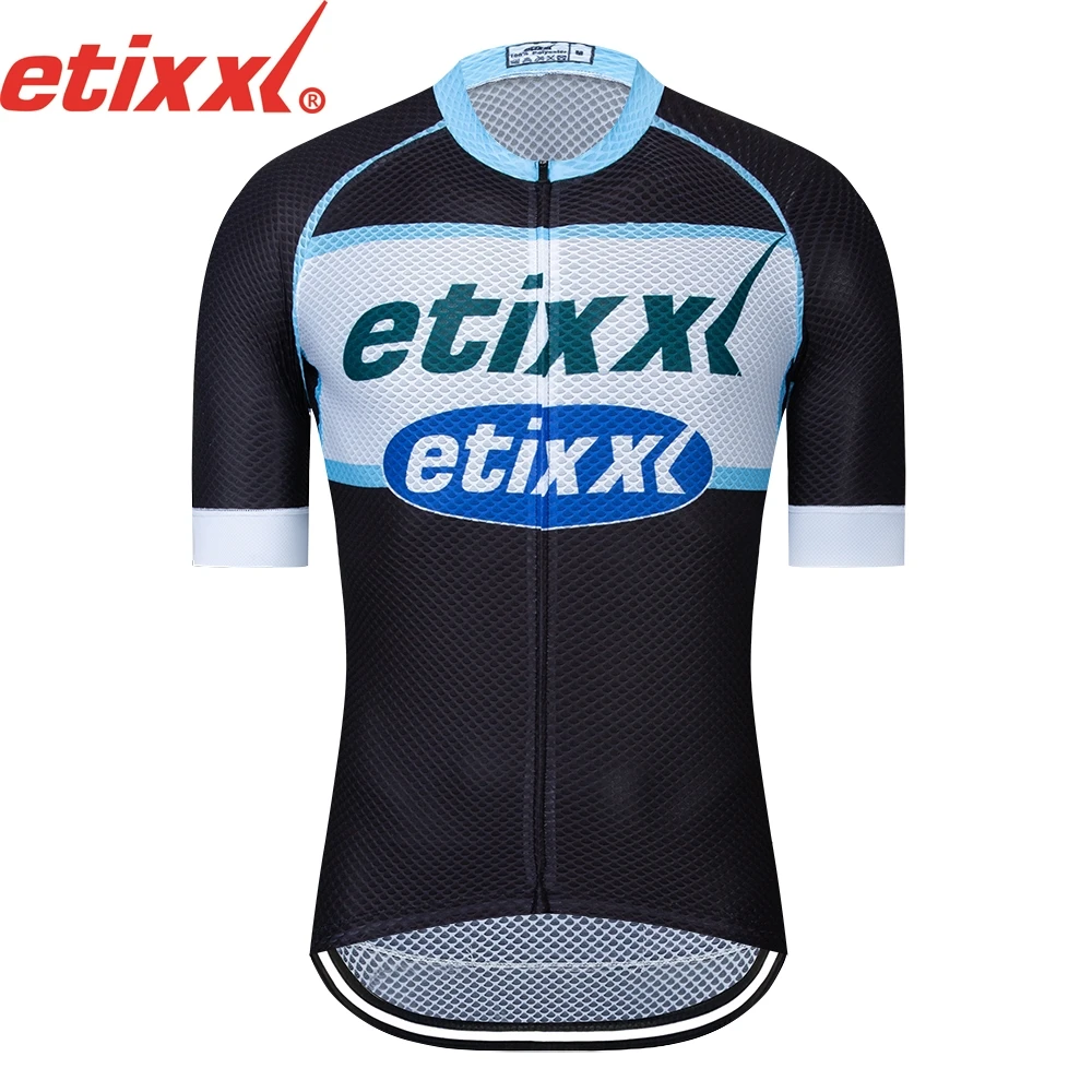 

ETIXXL 2019 Quick Dry Cycling Jersey Summer Short Sleeve MTB Bike Cycling Clothing Ropa Summer Racing Bicycle Clothes