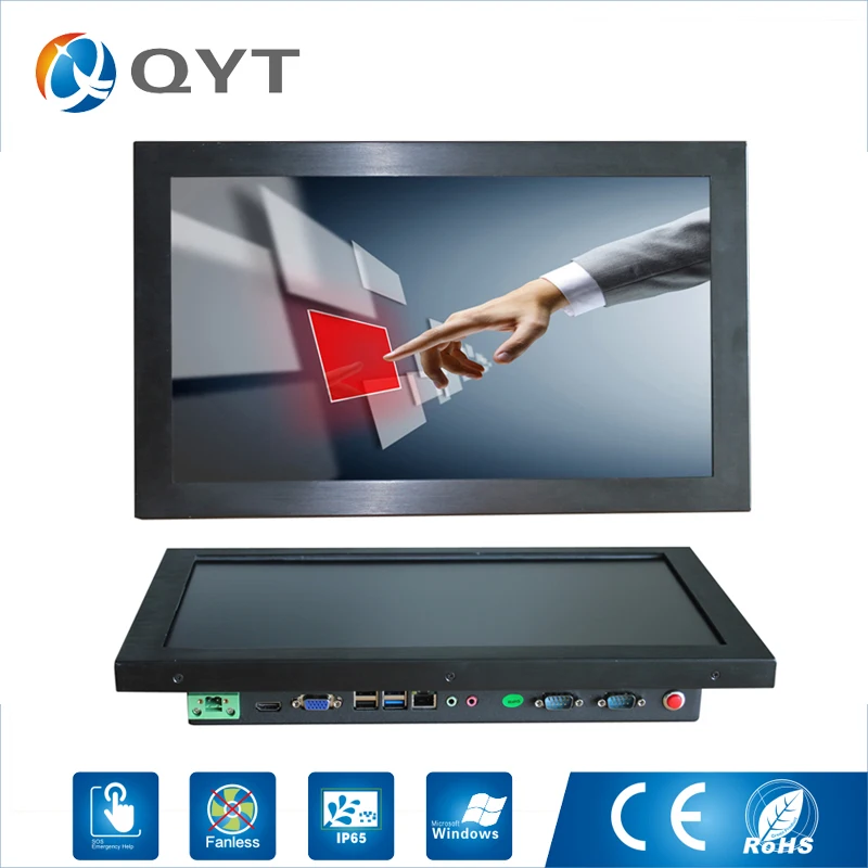 I3 CPU 18.5 inch industrial all in one pc aio pc Resistive touch (QY-185C-HCAA)