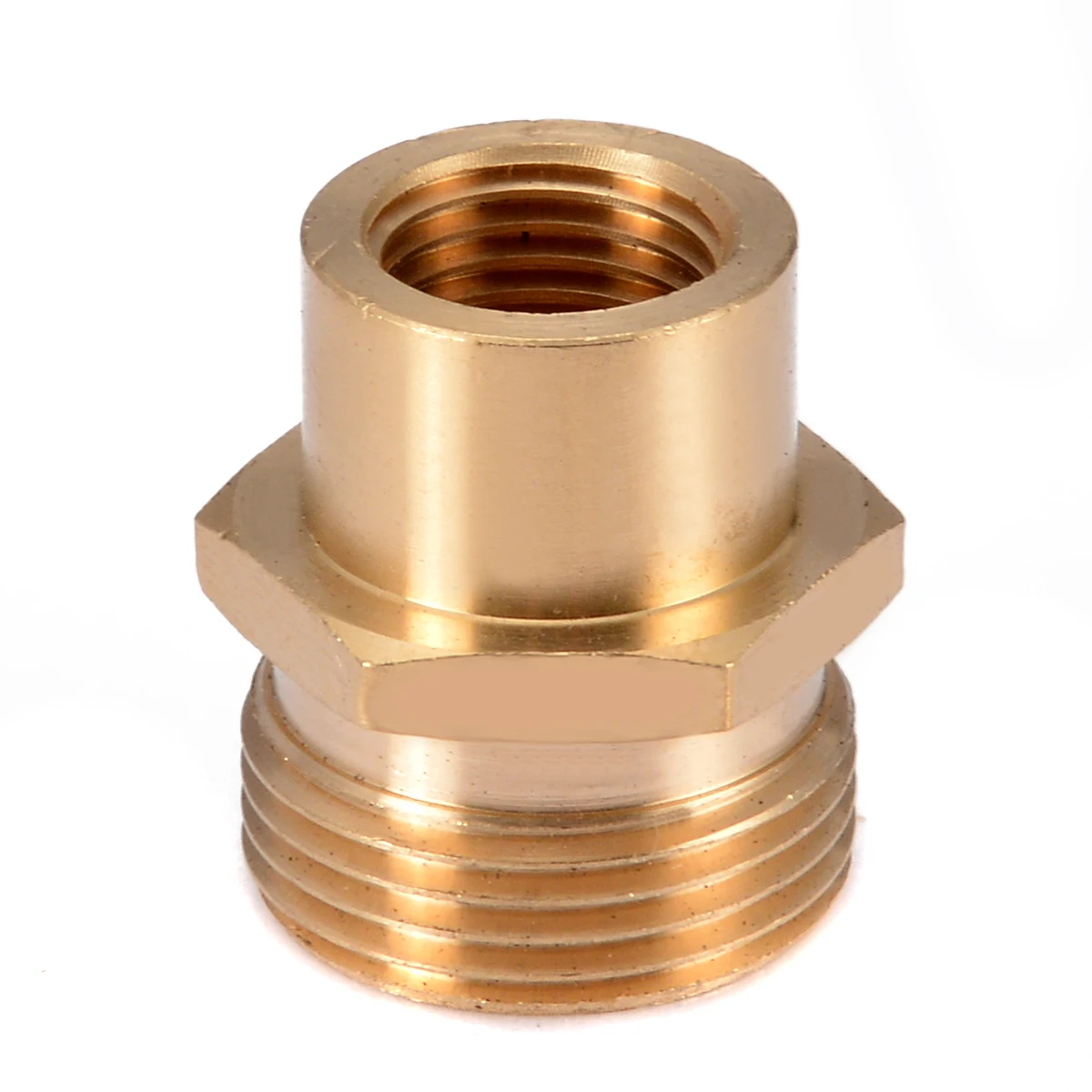 New Brass Joint Nozzle Copper Washer Snow Foam Lance Adapter Coupler 1/4 inch F - M22 for Spray Gun Fittings Water Tools