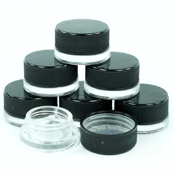 

5pcs 9ml Glass Bottle with Child Resistant Cap Glass Container for Cream