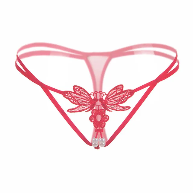 Cute Embroidery Butterfly Lace Panties For Sex Women Thongs And G