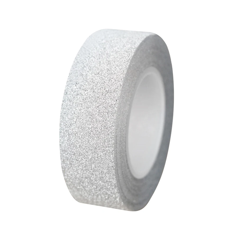 

1 Glitter Washi Sticky Paper Masking Adhesive Tape Label DIY Craft Decorative 5m