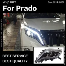 AKD автомобильный Стайлинг для Toyota Prado LC150 светодиодный фонарь 2013- Prado светодиодный DRL Hid головной фонарь Ангел глаз биксеноновый луч аксессуары