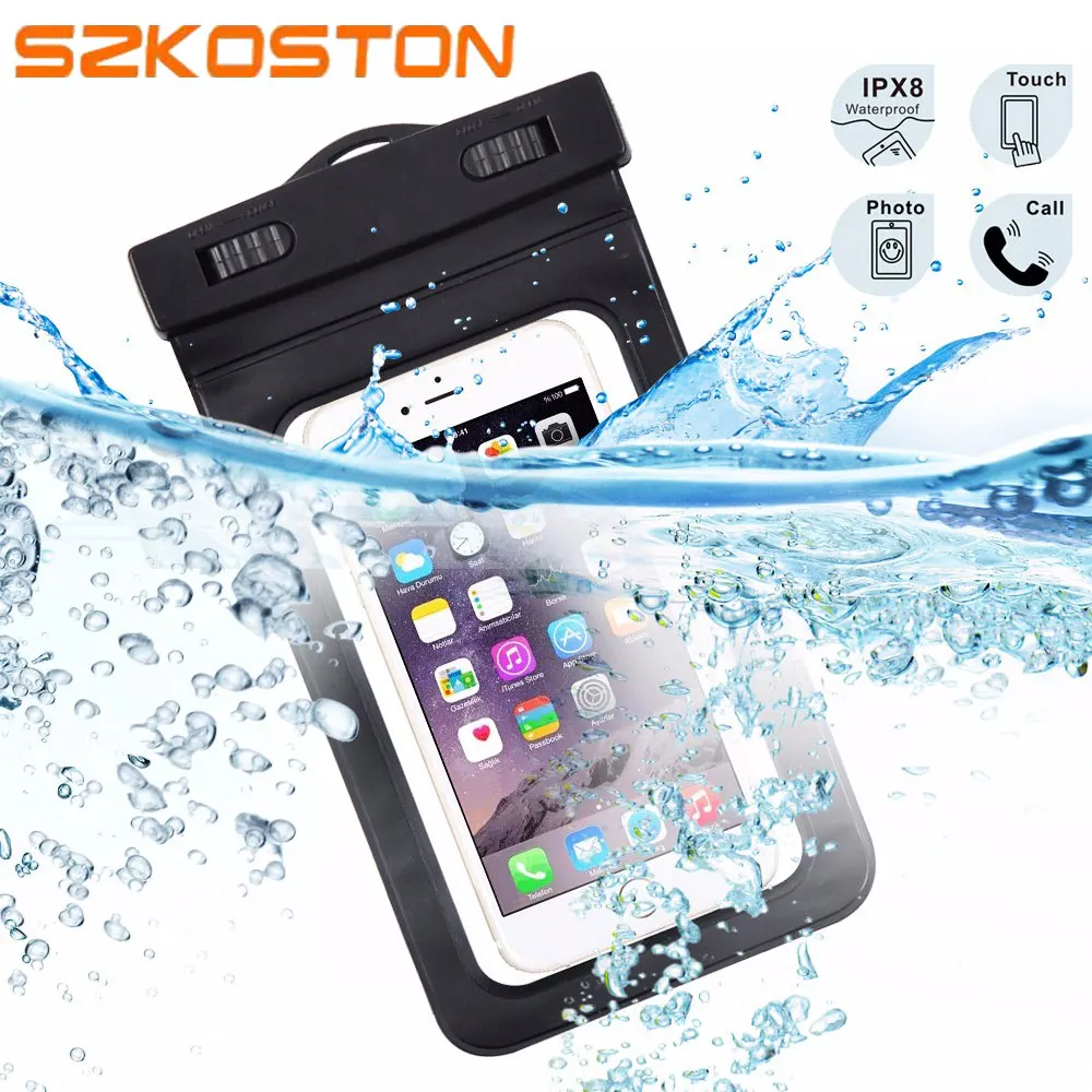 Sealed Universal Waterproof bag Underwater phone Bag for iPhone 5 6 7 8