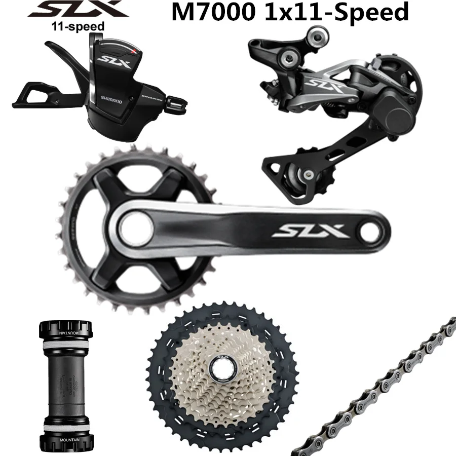 

SHIMANO DEORE SLX M7000 Groupset 34T Crankset Mountain Bike Groupset 1x11-Speed 40T 42T 46T M7000 Rear Derailleur Shift Lever