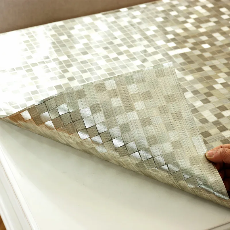 Pvc tablecloth waterproof rectangle Anti-hot printing Table mat oil-proof Plastic soft glass coffee table cloth