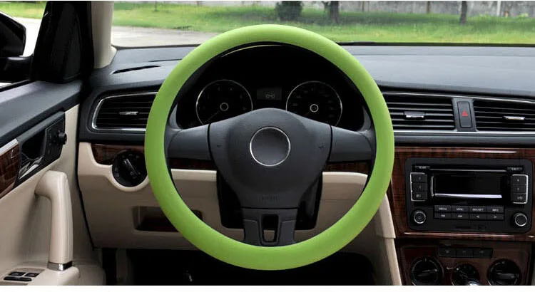 Soft Silicone Steering Wheel Cover Shell Skidproof Odorless Eco Friendly for Opel Astra VAUXHALL MOKKA Zafira Insignia Vectra QQ20150507115549