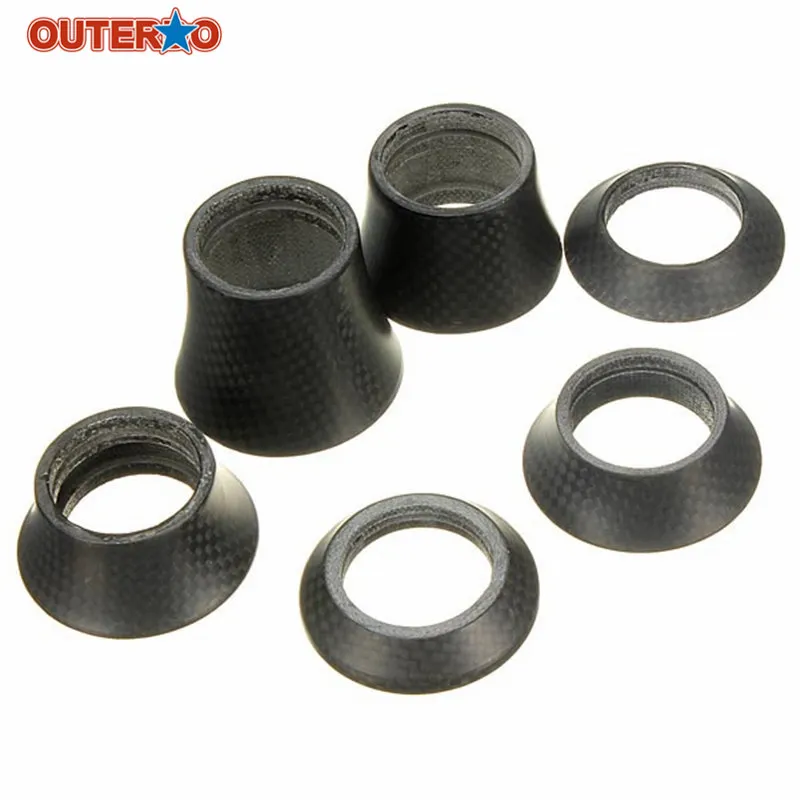 

Full Carbon Fiber Precision Headset Spacer Mtb Bike Bicycle Cycling Washer Top Cap Fork Cover 8.5mm 10mm 15mm 20mm 40mm