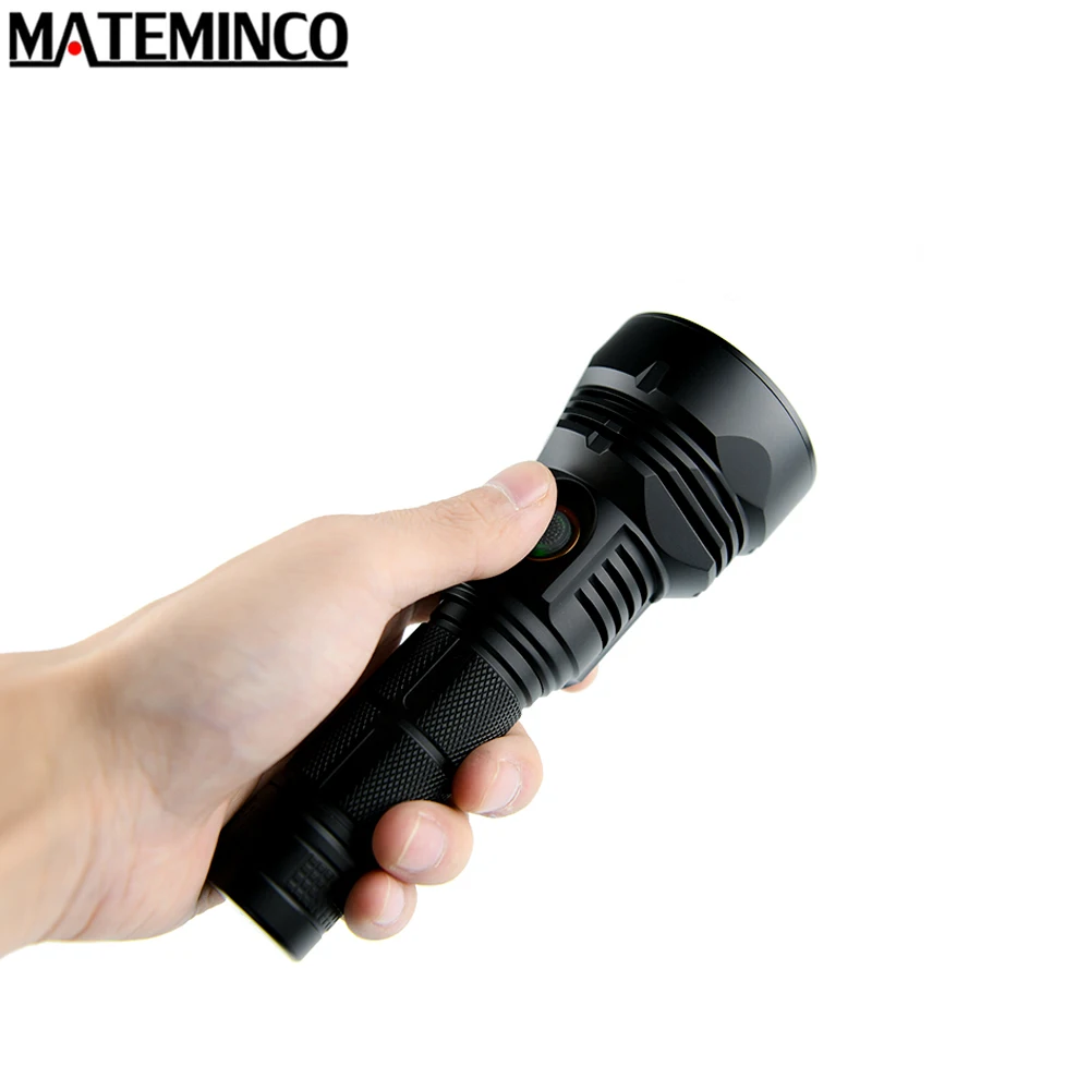 

MATEMINCO T02 USB Rechargeable Flashlight Cree XHP35 HI max 2250 lumen beam distance 800 meter Long rang tactical torch