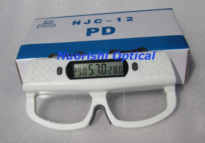 Цифровая PD линейка правое и левое Расстояние зрачка отображается отдельно оптиметрическая линейка измерительный прибор цифровой Pupilometer NJC12