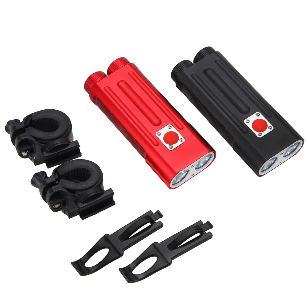 Best Aluminum 2x XM-L T6 LED Light Front Bike Headlight 7 ModesCycling Lamps+2x Rechargeable 3.7v 18650 2400mah Battery+Charger 8 Best Aluminum 2x XM-L T6 LED Light Front Bike Headlight 7 ModesCycling Lamps+2x Rechargeable 3.7v 18650 2400mah Battery+Charger 8