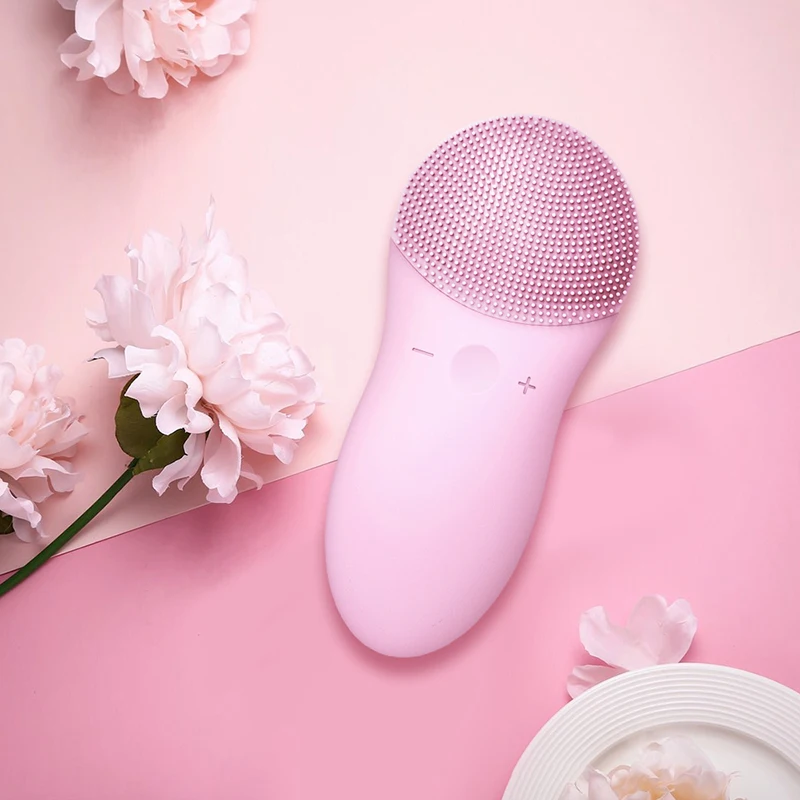 Escova de Limpeza Touchbeauty Facial Vibração Sônica Face Cleaner Dupla Silicone Profunda Poros Limpeza Rosto Massageador Tb-1788p 8 face cleaner dupla face silicone profunda poros