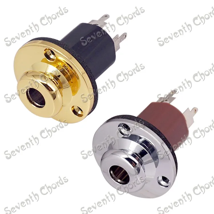 Gold brace button style electric box guitar faucet/guitar