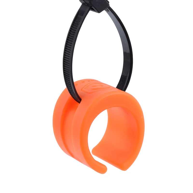 Защита велосипедной цепи, наклейка для шоссейного велосипеда, защита от коллизии задней вилки, защитное кольцо, защита цепи, аксессуары для велосипедов, 5 цветов - Цвет: orange