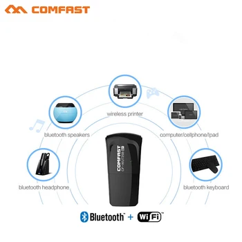 

Bluetooth 4.0 usb wifi receiver/transmitter COMFAST wi-fi network card 150mbps Wireless adapter wireless dongle 2.4G lan adapter