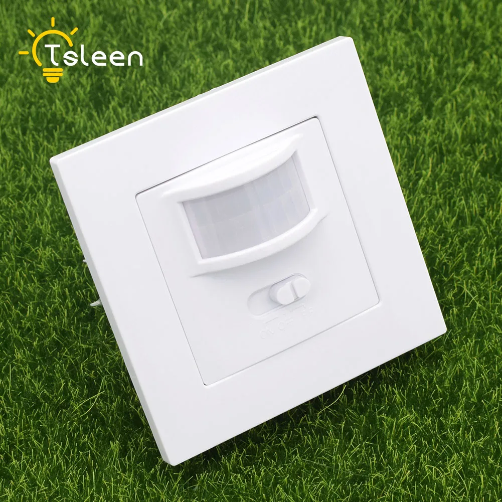 

PIR Detector Infrared Motion Sensor Detector Ceiling Lamp Light Switch with Time Delay Adjustable For Home Security Anti-Theft