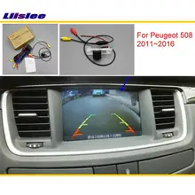 Liislee для peugeot 508 2011 ~ 2016 оригинальный экран Совместимость/заднего вида камера/Резервное копирование Обратный Камера Наборы ухода за кожей