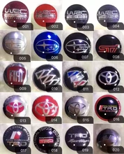 4pcs=1set Aluminum Umbrella Center Wheel Hub Car Sticker Emblem Accessories creative patterns cap stickers diameter 56mm