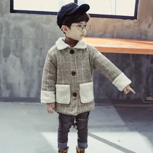 

Susi&Rita Winter Baby Boys Girls Clothes 2018 Cotton Padded Jacket Outerwear Vintage Plaid Thick Warm Coats Kids Clothing