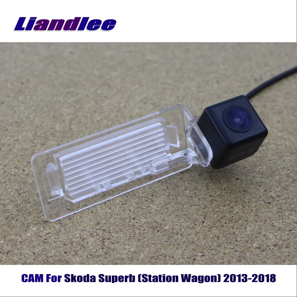 Liandlee CAM For Skoda Superb Station Wagon 2013-2018   Car Rear Back Camera Reverse Parking Camera HD CCD Night Vision