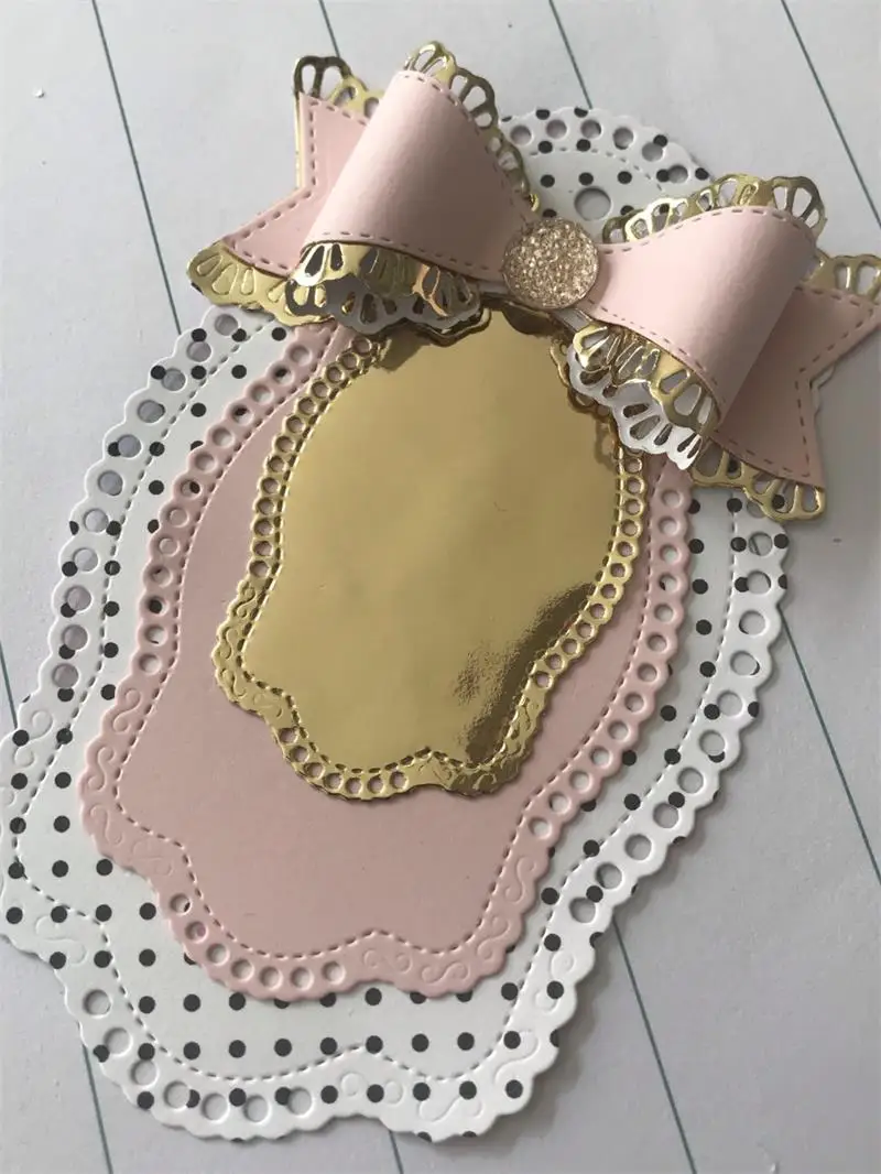 

VUAWRTG Tag Cards Metal Cutting Dies for DIY Scrapbooking/photo album Decorative Embossing DIY Paper Card