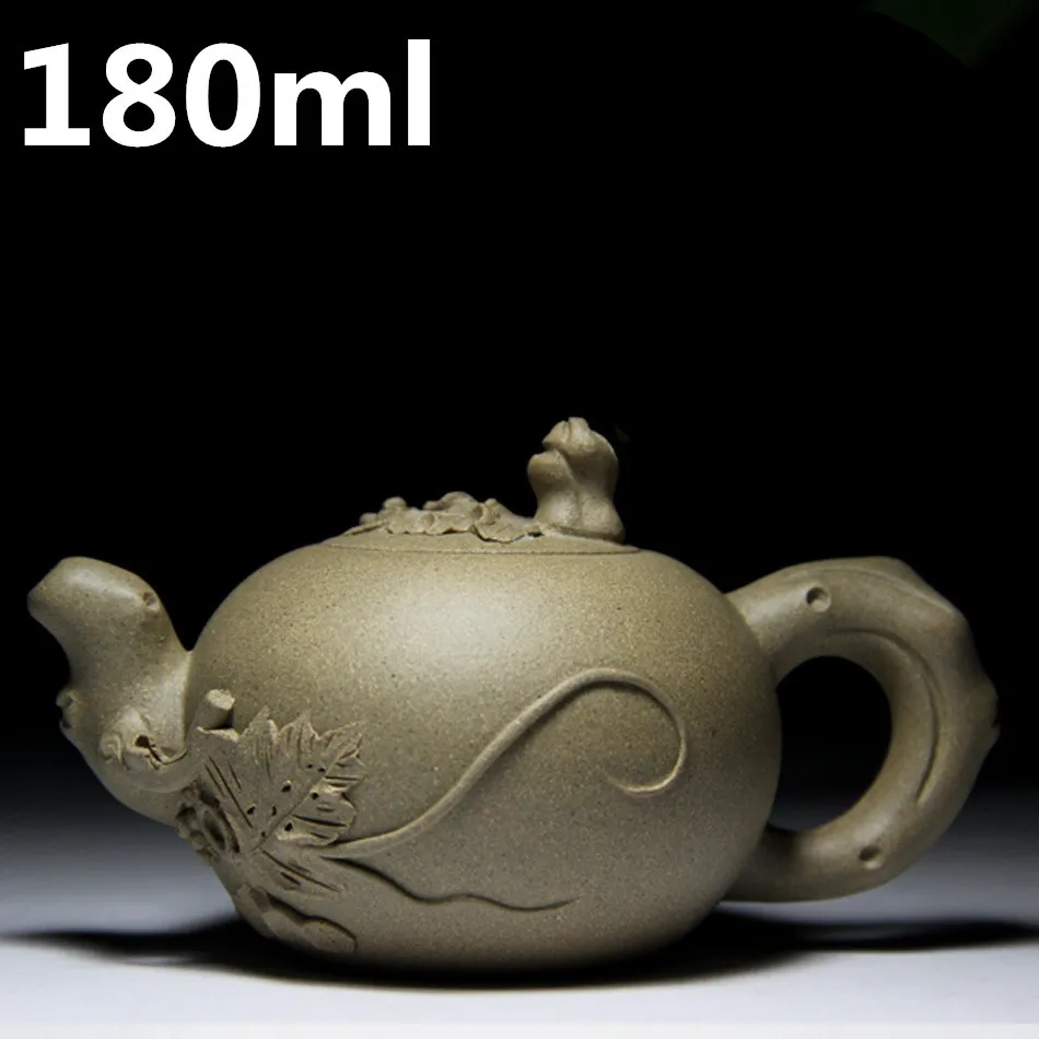 

YiXing Clay Tea Set 180ml Chinese ZiSha Teapots Travel Tea Set Handmad Tea Pot Ceramic Kung Fu Teapot Oriental Tea Pots Kettle
