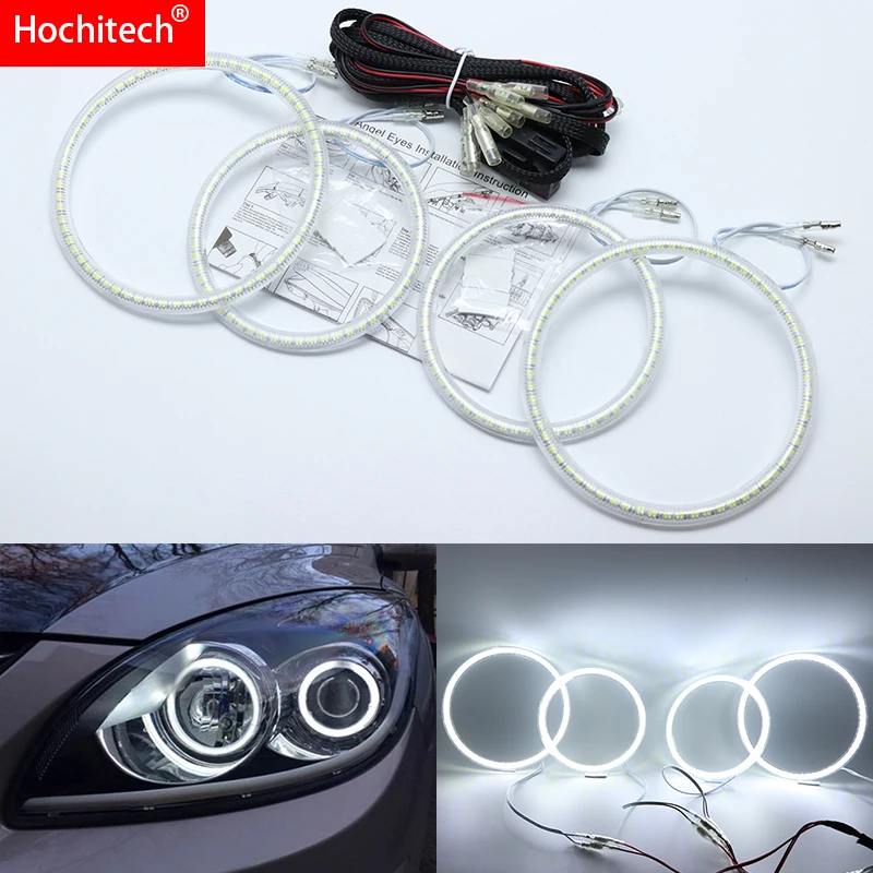 Для Hyundai i30 2008 2009 2010 2011 ультра яркие SMD белые светодиодные глаза ангела лм 12 В