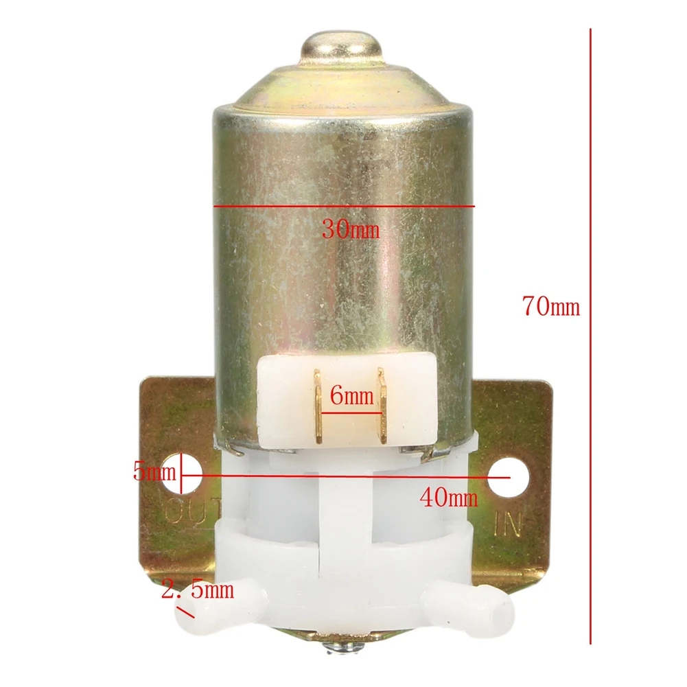 Универсальный автомобильный передний 12V с одиночным выпускным отверстием омывателя ветрового стекла для мытья насос подходит для всех автомобилей