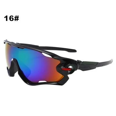 UV400 Мужские и женские спортивные солнцезащитные очки MTB очки велосипедные мужские s спортивные солнцезащитные очки мотоциклетные очки дропшиппинг очки для велосипедов - Цвет: 16