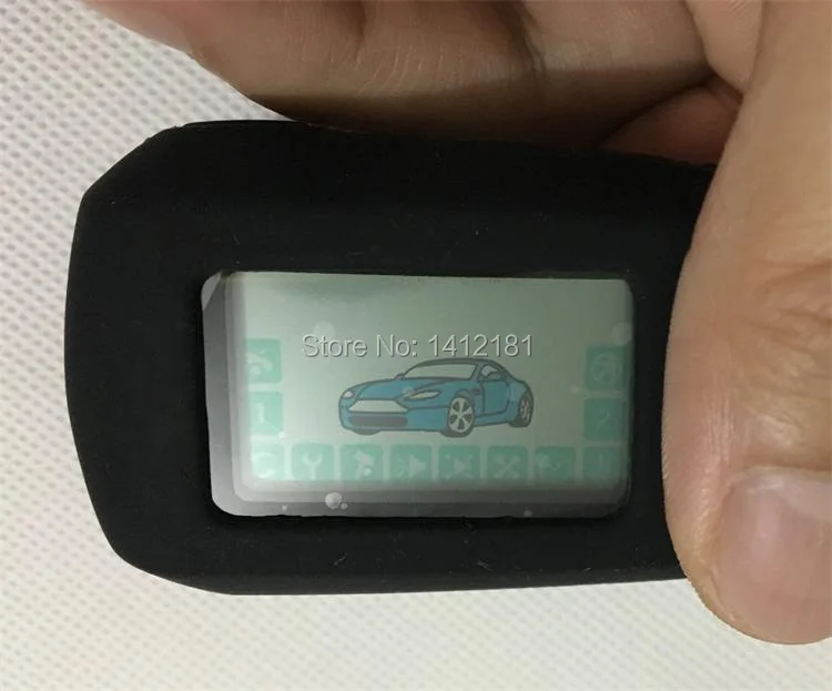 

2-way A94 LCD Remote Controller Key Fob Chain /Keychain for Russian Version Two Way Car Alarm System Starline A94