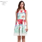 Save 11.7 on ElaCentelha Women Summer Dress Baroque Novelty New Fashion Imitation Painting Innocent Printing Dress Woman Sundress Day Dresses