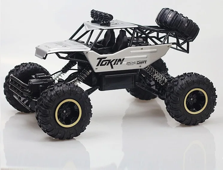 Радиоуправляемый автомобиль 1/12 4WD Rock Crawlers 4x4, вождение автомобиля, Двойные двигатели, привод Bigfoot, автомобиль с дистанционным управлением, модель автомобиля, внедорожник, игрушка в подарок - Цвет: 37cm 1 Battery White