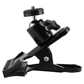 

brand new Camera Clip Photography Metal Clip Clamp Holder Mount Tripod Heads with Standard Ball Head camera accessories