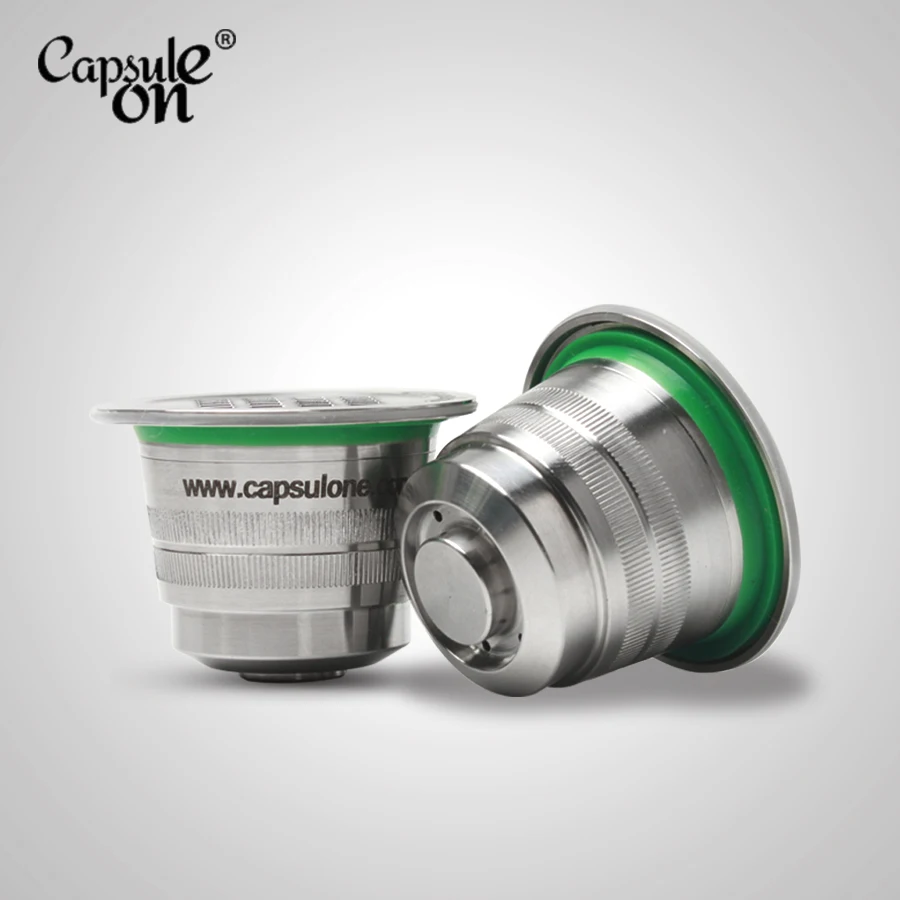 Capsulone STAINLESS STEEL Metal Capsule Compatible Nespresso Machine  Refillable Reusable capsule/gift - AliExpress