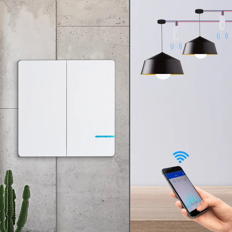  Wireless Light Switch Tuya Smart Life Voice Control Remote Control Lamp Switch APP WIFI Wall Switch - 32913725344