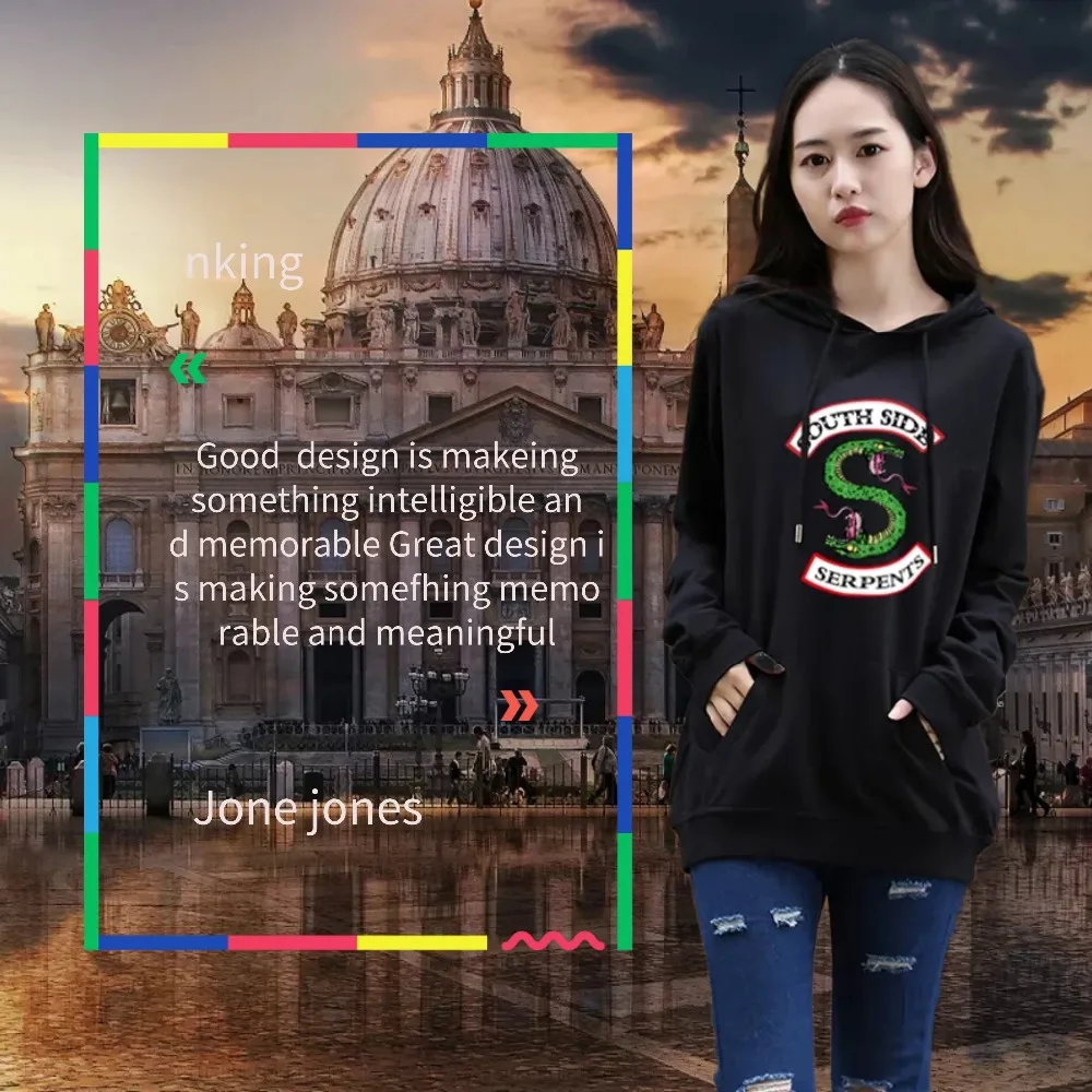 

N King Women/Men Long Sleeve Riverdale Hooded Sweatshirt Women's Hoodie Girl Warm Bluzy Damskie Hoodies Traksuit Free Shipping