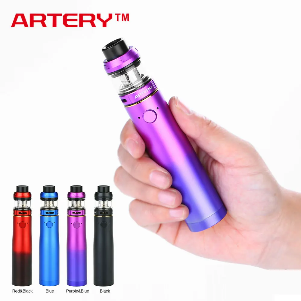 

2019 Artery Baton e-Cig Kit with 2ml/3ml Hive S Tank&Semi-Mechanical MOD No 18650 Battery Vape Electric Cigarette Vs iJust 3 Kit