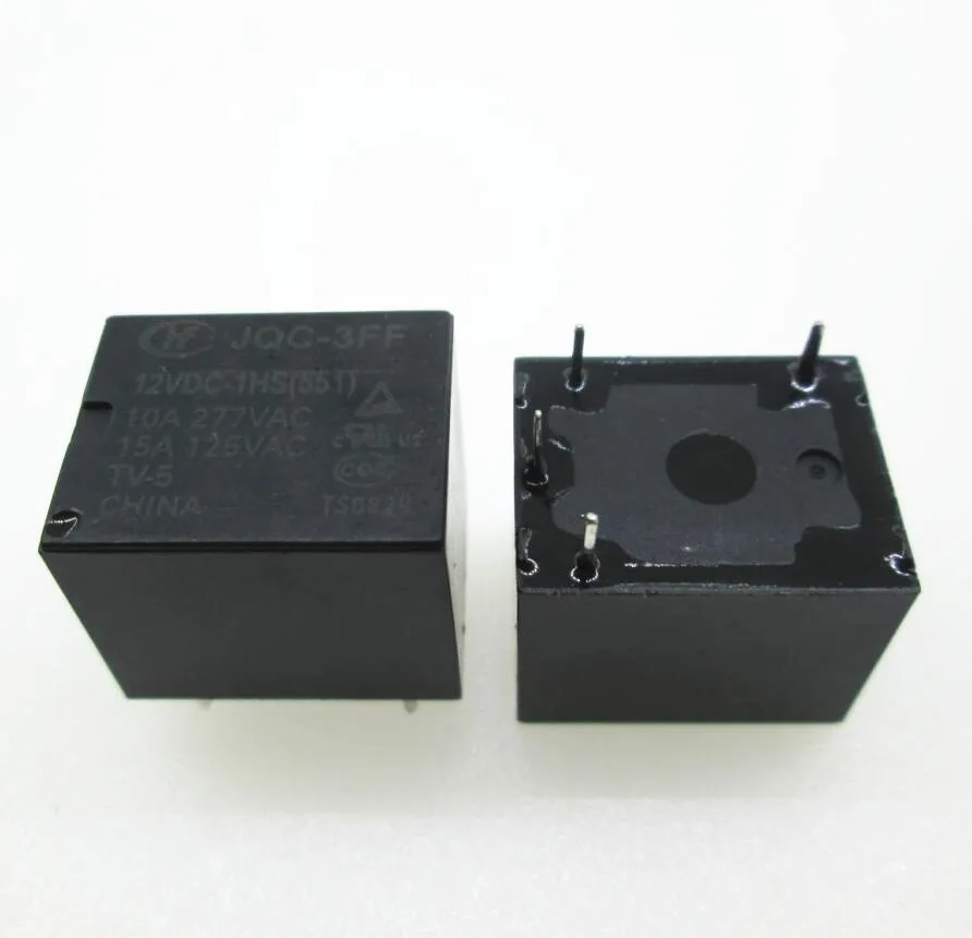 

NEW relay JQC-3FF-12VDC-1HS JQC-3FF-012-1HS JQC-3FF 12VDC-1HS JQC-3FF 012-1HS HF3FF 012-HS HF3FF-012-HS 12VDC 12V 10A 277VAC