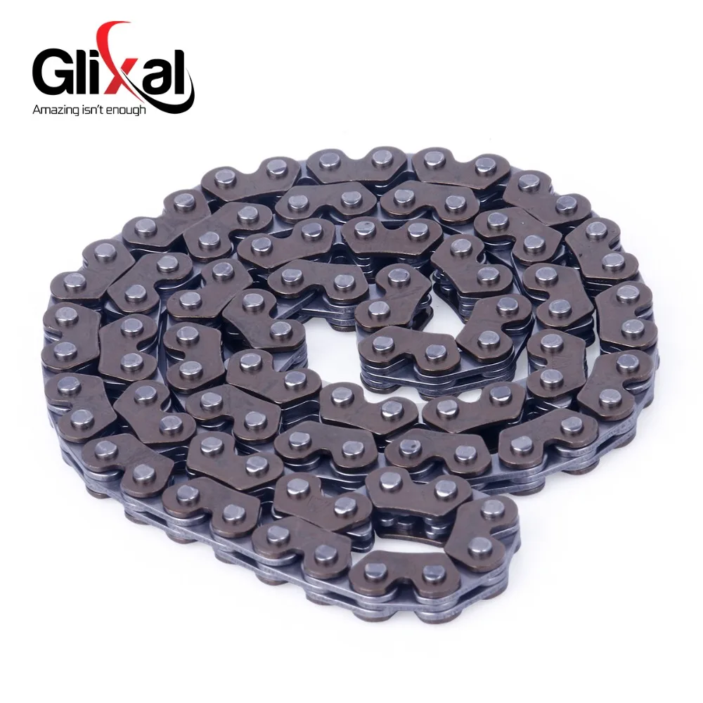 Цепь ГРМ Glixal 90 звеньев для GY6 125cc 150cc 152QMI 157QMJ двигатель скутеры мопеды ATV Go Kart