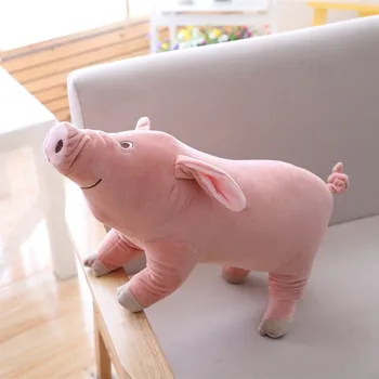 

25cm Cute Cartoon Siimulation Pig Plush Toy Realistic Stuffed Soft Animal Pig Doll Child Gift Kid Toy Kawaii Cute Gift for Girl