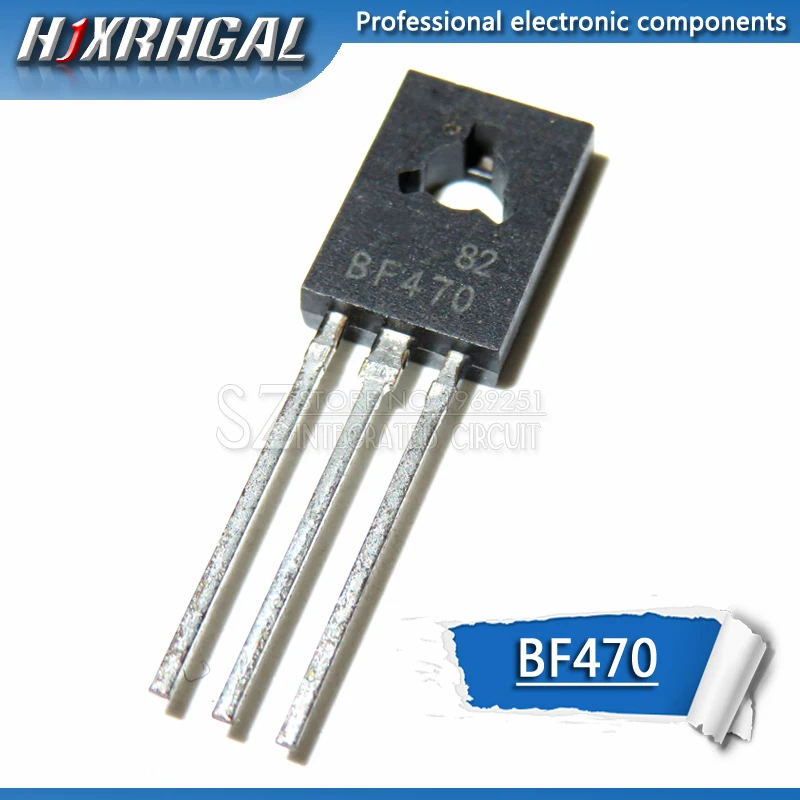 

10pcs BF469 BF470 (5PCS* BF469 +5PCS* BF470 ) NPN Transistor TO126 HJXRHGAL