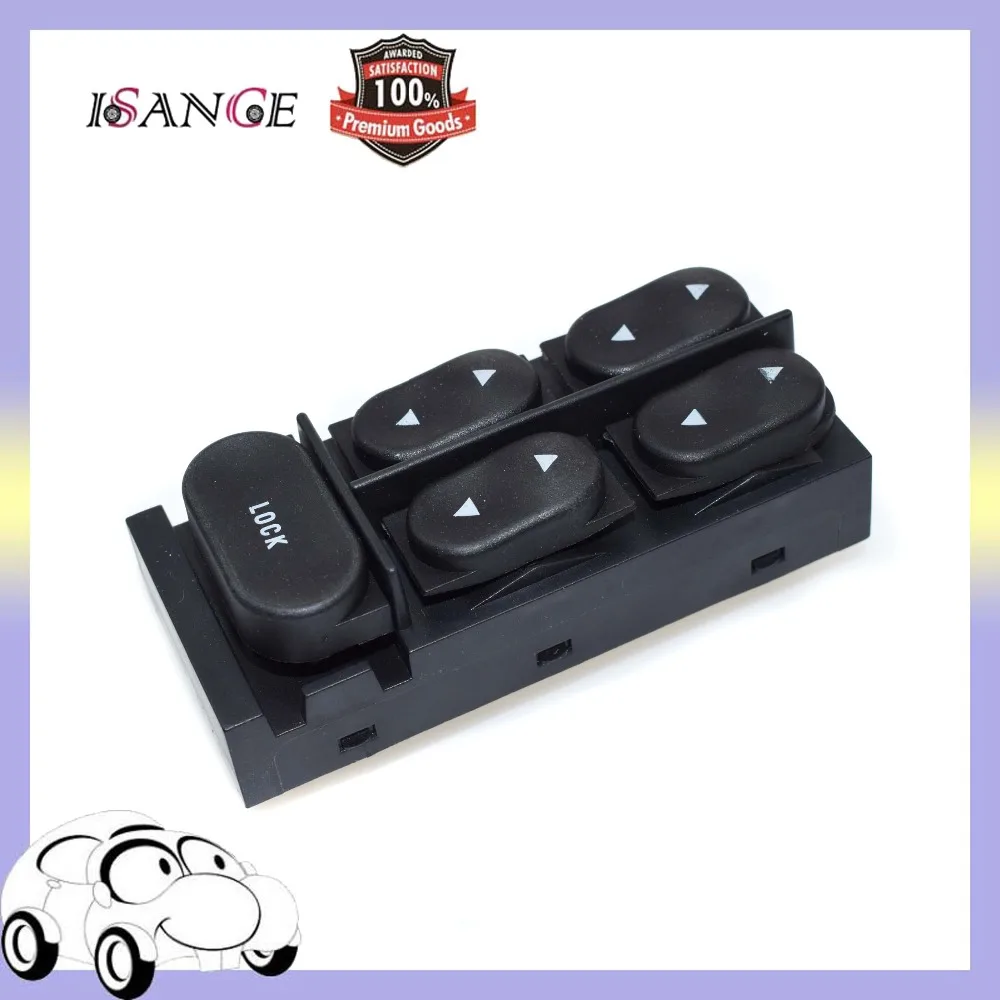

ISANCE Front Left Electric Power Window Switch Control F4ZZ-14529-B For Ford 94-04 Mustang 97-03 Escort 97-99 Mercury Tracer