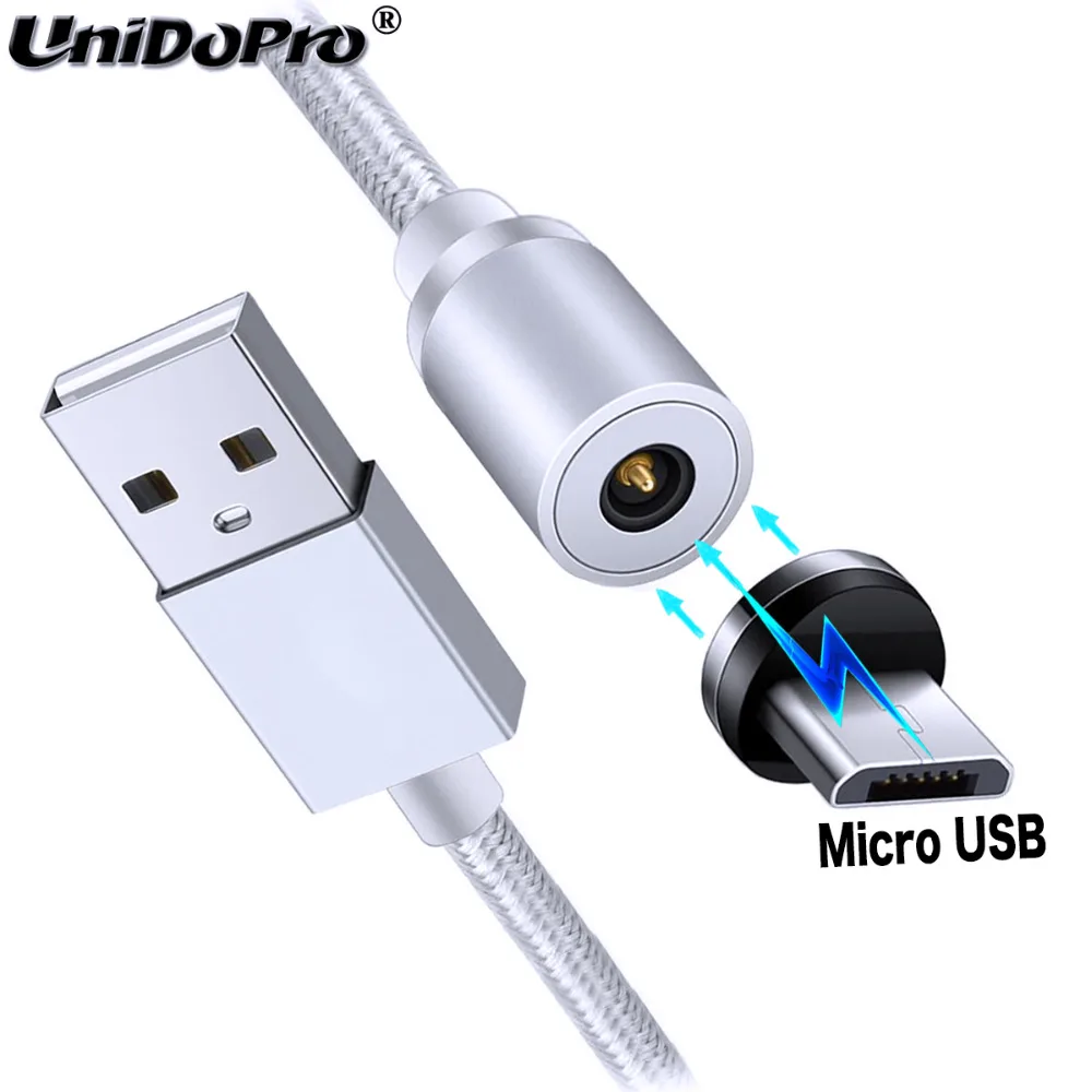 3 фута микро USB кабель 360 градусов Круглый Магнитный зарядный шнур для Huawei Honor 8C 8X Max