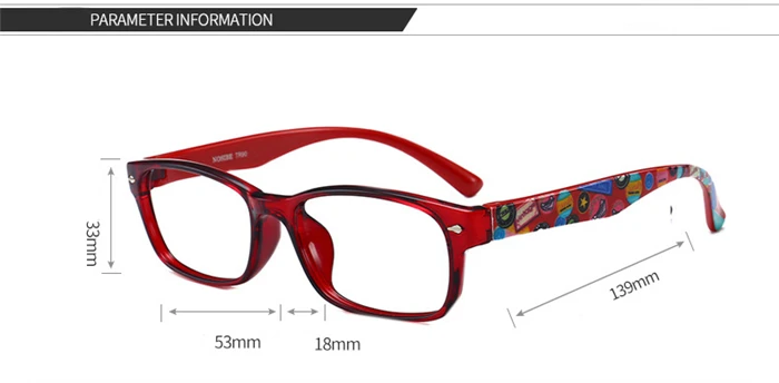 1,0-1,5-2,0-4,0 квадратные очки для близорукости с градусом женские мужские короткие очки для коррекции зрения TR90 полосатая черная синяя красная Желтая оправа