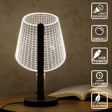 Акрил свет USB ночник настольная лампа древесины 3D лампа с регулируемой яркостью освещения дерева светодиодные лампы украшение дома света IY804009