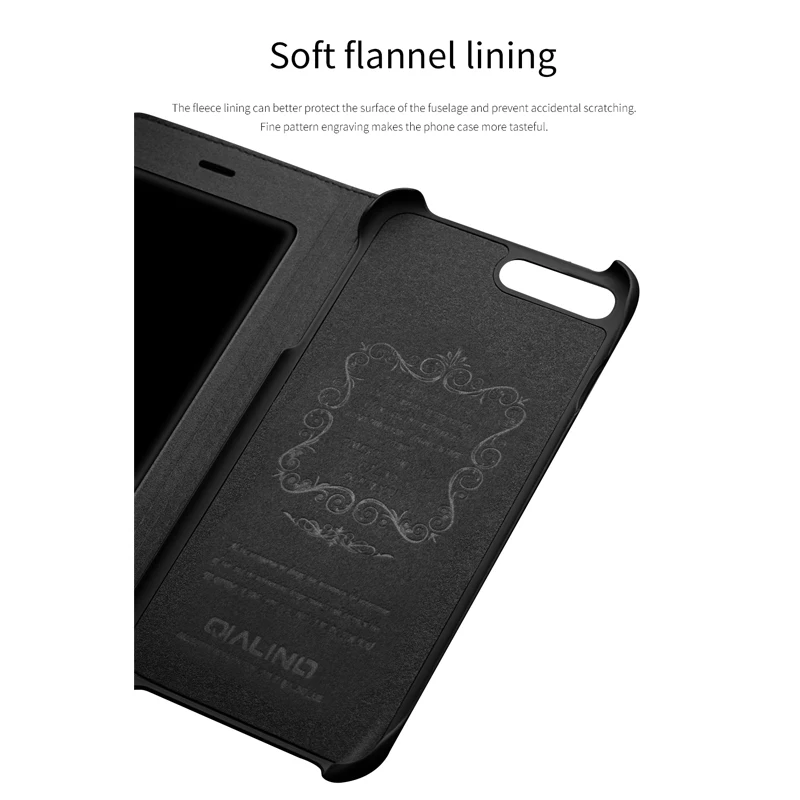 QIALINO высококачественный чехол для телефона из натуральной кожи iPhone 7/8 4 7 дюйма