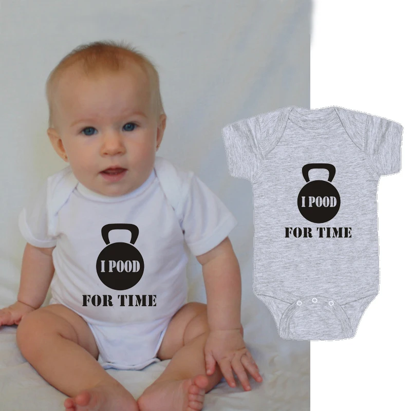 

Нескользящая обувь для новорожденного ребенка, для мальчиков и девочек летняя одежда из хлопка милые детские с короткими рукавами, с принтом в виде букв I Pood для этого времени, комбинезон