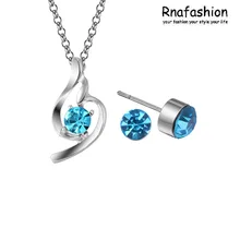 Модные ювелирные изделия ожерелья подвески серьги+ ожерелье китайский поставщик наборы/011005