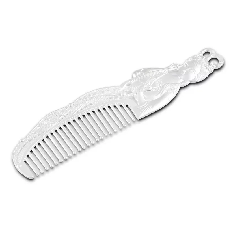 

Foot Silver 999 Pure Comb Children Hair Chinese Wind Four Beauties Xishi Wang Zhaojun Mink Cicada Yang Guifei Beauty