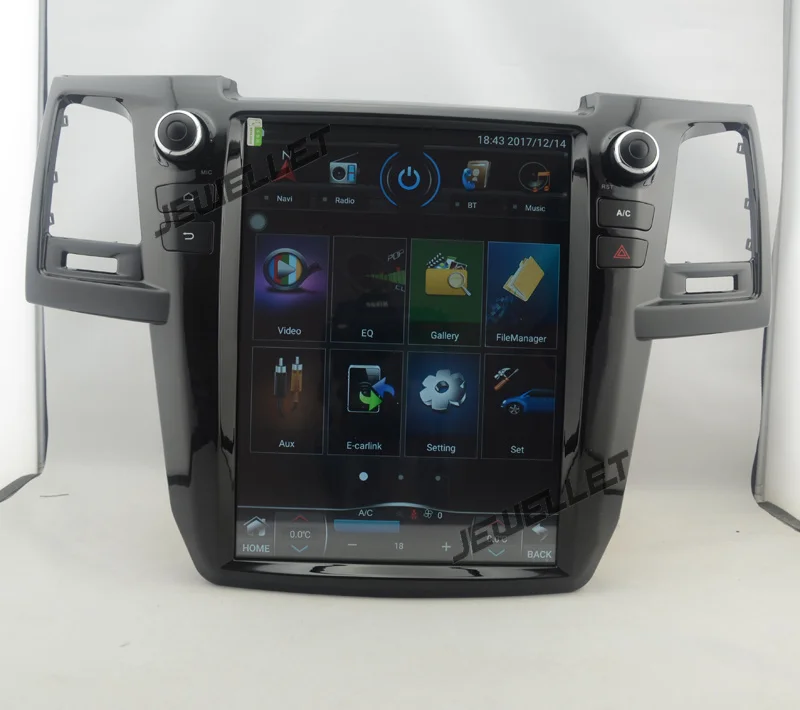 

12.1" tesla style vertical screen android 6.0 Quad core Car GPS radio Navigation for Toyota Fortuner Hilux SW4 2012-2015